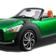 Illustration for article titled The Teeny Tiny Daihatsu Kopen Roadster Concept Looks Like A Ton Of Fun